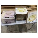 Charger Plates & Crystal Ceiling Fixture