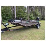 2023 Havoc 1550 VJST Boat with a 2023 25hp Tohatsu