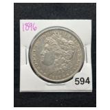 1896 Morgan Silver Dollar Coin