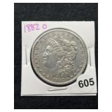 1882 O Morgan Silver Dollar Coin