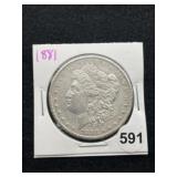 1881 Morgan Silver Dollar Coin