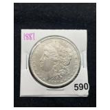 1881 Morgan Silver Dollar Coin