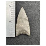 Meserve Paleo Point almost black chert small and s