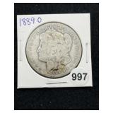 1889 O Morgan Silver Dollar Coin