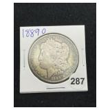 1889 O Morgan Silver Dollar Coin