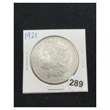 1921 Morgan Silver Dollar Coin