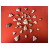 Group of very nice Arrow Points Indian Artifact Ar