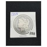 1888 Morgan Silver Dollar Coin