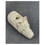 Bear Effigy Stone Pipe Indian Artifact Arrowhead