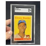 1958 Topps Ernie Banks Baseball Card