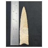 Dalton Indian Artifact Arrowhead