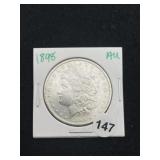 1898 AU Morgan Silver Dollar Coin