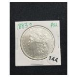 1883 O AU Morgan Silver Dollar Coin