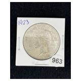 1923 Peace Silver Dollar Coin