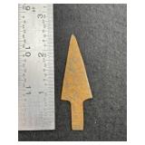 Metal Trade Point Indian Artifact Arrowhead
