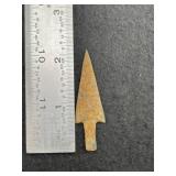 Metal Trade Point Indian Artifact Arrowhead