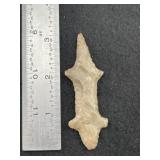 Lizard Effigy Indian Artifact Arrowhead