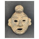 Pottery Face Effigy Indian Artifact Arrowhead