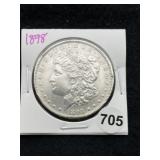 1898 Morgan Silver Dollar Coin