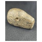Wolf Effigy Stone Pipe Indian Artifact Arrowhead