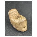 Human Effigy Stone Pipe Indian Artifact Arrowhead