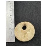 Engraved Bead Indian Artifact Arrowhead