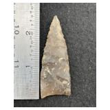 Plainview Paleo Point translucent brown agate from