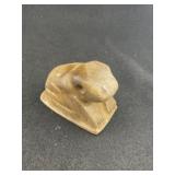 Frog Effigy Stone Pipe Indian Artifact Arrowhead