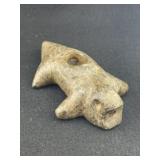 Lizard Effigy Stone Pipe Indian Artifact Arrowhead