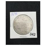 1879 Morgan Silver Dollar Coin