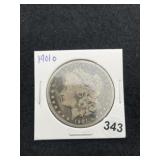 1901 O Morgan Silver Dollar Coin