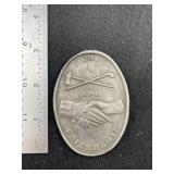 George Washington 1789 Peace Medal Indian Artifact