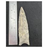Dalton Indian Artifact Arrowhead