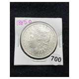 1885 O Morgan Silver Dollar Coin