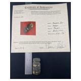 Miniature Axe with Thomas Matthews COA from Missou