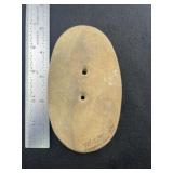 Gorget from Camp of the Fropret Oregon, Ohio India