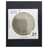 1890 O Morgan Silver Dollar Coin