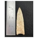 Redstone Clovis Indian Artifact Arrowhead