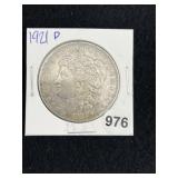 1921 D Morgan Silver Dollar Coin