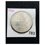 1900 Morgan Silver Dollar Coin