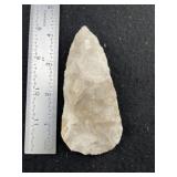 Chipped Celt Indian Artifact Arrowhead