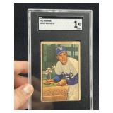1952 Bowman Pee Wee Reese Baseball Card