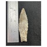 Agate Basin Indian Artifact Arrowhead