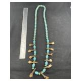 Buffalo Teeth Trade Necklace Indian Artifact Arrow