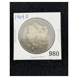 1904 O Morgan Silver Dollar Coin