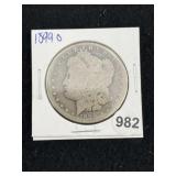 1899 O Morgan Silver Dollar Coin
