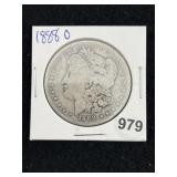 1888 O Morgan Silver Dollar Coin