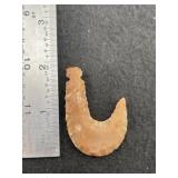Flint Hook Indian Artifact Arrowhead