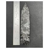 Obsidian Spear Head Indian Artifact Arrowhead