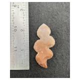 Flint Snake Effigy Indian Artifact Arrowhead